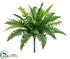 Silk Plants Direct Boston Fern Bush - Green - Pack of 12