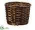 Silk Plants Direct Willow Planter - Brown - Pack of 1