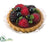Silk Plants Direct Raspberry, Blueberry Tart - Green - Pack of 18