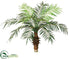 Silk Plants Direct Date Palm Tree - Green - Pack of 2