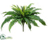 Silk Plants Direct Boston Fern Bush - Green - Pack of 6