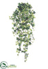 Silk Plants Direct Mini English Ivy Hanging Plant - Green - Pack of 12