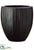 Silk Plants Direct Metal Container - Black - Pack of 1