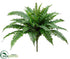 Silk Plants Direct Boston Fern Bush - Green - Pack of 4