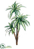 Silk Plants Direct Dracaena Massangeana Plant - Green - Pack of 2