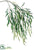 Silk Plants Direct Weeping Willow Spray - Green - Pack of 12