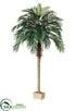 Silk Plants Direct Phoenix Palm Tree - Green - Pack of 2