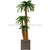 Silk Plants Direct Cycas Lighted Palm Tree - Green - Pack of 1