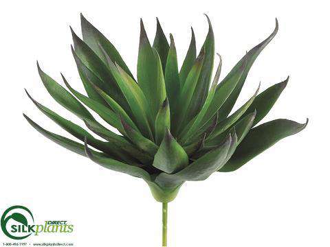 artificial agave succulent Silk Plants Direct Agave Plant - Green Purple