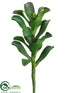 Silk Plants Direct Aeonium - Green Burgundy - Pack of 6