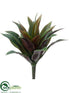 Silk Plants Direct Agave Bush - Green Burgundy - Pack of 12