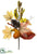 Gourd, Maple Leaf, Berry , Pine Cone Spray - Fall - Pack of 12