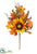 Sunflower, Berry, Twig Spray - Fall - Pack of 6