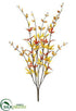 Silk Plants Direct Mini Leaf Bush - Fall - Pack of 12