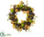 Sunflower, Pumpkin, Pine Cone Wreath - Fall - Pack of 2