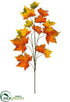Silk Plants Direct Maple Leaf Spray - Fall - Pack of 12