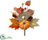 Silk Plants Direct Pumpkin, Berry, Maple Leaf Spray - Fall - Pack of 12