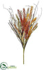Silk Plants Direct Plastic Rattail Grass Spray - Fall - Pack of 12