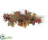 Silk Plants Direct Maple, Oak Leaf, Pine Cone Centerpiece - Fall - Pack of 1