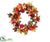 Pumpkin, Gourd, Maple Wreath - Fall - Pack of 2