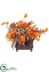 Silk Plants Direct Sunflower, Berry, Maple - Fall - Pack of 2