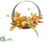 Sunflower, Pumpkin, Berry Centerpiece - Fall - Pack of 1