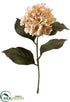 Silk Plants Direct Hydrangea Spray - Vanilla - Pack of 6