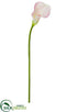 Silk Plants Direct Calla Lily Spray - White Boysenberry - Pack of 12