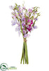 Silk Plants Direct Sweetpea Bundle - Lavender Boysenberry - Pack of 6