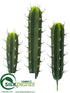 Silk Plants Direct Peruvian Cactus - Green - Pack of 12