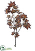Silk Plants Direct Maple Spray - Brown Ice - Pack of 6