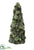 Iced Pine Cone Topiary - Green Ice - Pack of 2