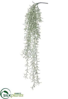 Glittered Plastic Twig Hanging Vine - Gray Ice - Pack of 6