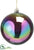 Plastic Ball Ornament - Peacock - Pack of 12