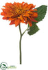 Silk Plants Direct Dahlia Spray - Terra Cotta - Pack of 12