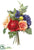 Flower Bouquet - Slate Terra Cotta - Pack of 6