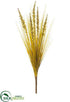 Silk Plants Direct Plastic Millet Grass Bush - Mustard - Pack of 12