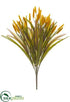Silk Plants Direct Rattail Grass Bush - Mustard - Pack of 12
