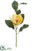 Silk Plants Direct Magnolia Spray - Mustard - Pack of 12