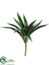 Silk Plants Direct Echeveria Setosa - Green - Pack of 12