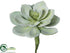 Silk Plants Direct Echeveria Pick - Green Gray - Pack of 8