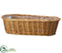 Silk Plants Direct Willow Basket - Beige - Pack of 10