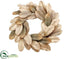 Silk Plants Direct Magnolia Wreath - Beige - Pack of 1