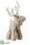 Fur Reindeer - Beige - Pack of 2