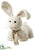 Silk Plants Direct Bunny - Beige - Pack of 1