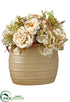 Silk Plants Direct Rose Bouquet - Beige - Pack of 1