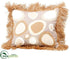 Silk Plants Direct Easter Egg Pillow - Beige - Pack of 3