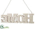 Silk Plants Direct Home Hanging Sign - Beige - Pack of 24
