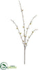 Silk Plants Direct Pussy Willow Spary - Beige - Pack of 24
