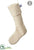 Knit Stocking - Beige - Pack of 6